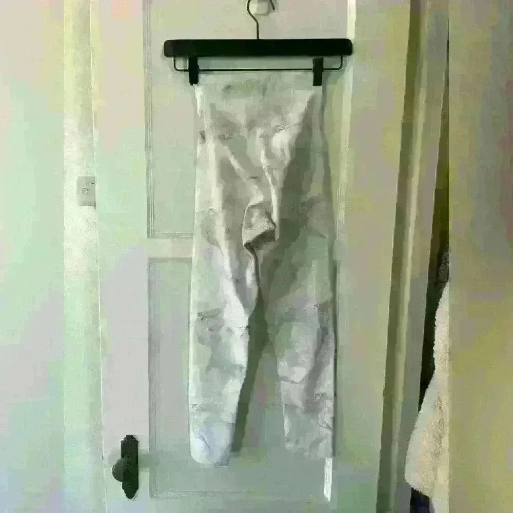 DYI White and Grey Marble Leggings Size XS - Picture 3 of 3